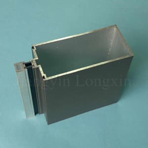 Aluminum profile for curtain wall with thermal break and gre